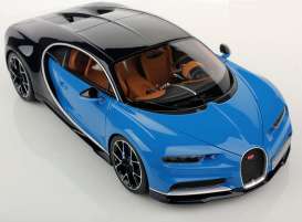 Bugatti  - Chiron blue/black - 1:12 - Kyosho - KSR8664BL - kyoKSR8664BL | Toms Modelautos