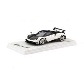Pagani  - Huayra BC 2016 matt white/black - 1:43 - TrueScale - m430117 - tsm430117 | Toms Modelautos