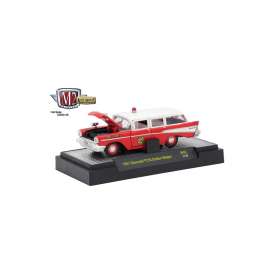 Chevrolet  - 210 1957 red/white - 1:64 - M2 Machines - 32500-45A - M2-32500-45A | Toms Modelautos