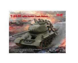 Military Vehicles  - T-34-85   - 1:35 - ICM - icm35369 | Toms Modelautos