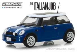 Mini - Cooper S 2003 blue/white stripes - 1:43 - GreenLight - 86546 - gl86546 | Tom's Modelauto's Mini - Cooper S 2003 blue/white stripes - 1:43 - GreenLight - 86546 - gl86546 | Tom's Modelauto's