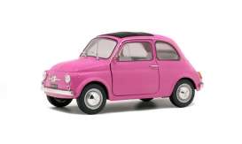 Fiat  - 500 1968 pink - 1:18 - Solido - 1801402 - soli1801402 | Toms Modelautos