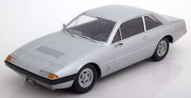 Ferrari  - 365 GT4 2+2 1972 silver - 1:18 - KK - Scale - kkdc180163 | Toms Modelautos