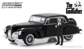 Lincoln  - Continental  1941 black - 1:43 - GreenLight - 86552 - gl86552 | Toms Modelautos