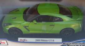 Nissan  - GTR R35 2016 green - 1:18 - Maisto - 31704 - mai31704gn | Toms Modelautos