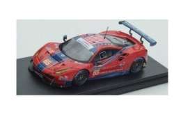 Ferrari  - 488 GTE 2017 red/blue - 1:43 - Look Smart - LM074 - LSLM074 | Toms Modelautos