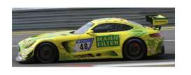 Mercedes Benz  - AMG GT3 2018 yellow/green - 1:43 - Spark - SG412 - spaSG412 | Toms Modelautos