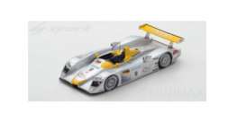 Audi  - R8 2000 silver/yellow - 1:43 - Spark - s3698 - spas3698 | Toms Modelautos