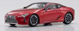 Lexus  - LC500 2018 red - 1:43 - Kyosho - 03675R - kyo3675R | Toms Modelautos