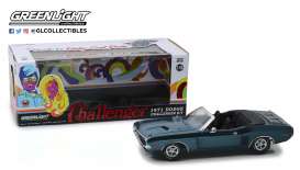 Dodge  - Challenger 1971 grey - 1:18 - GreenLight - 13528 - gl13528 | Toms Modelautos