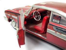 Plymouth  - Fury *Christine* 1958 red/rust - 1:18 - Auto World - SS119 - AWSS119 | Toms Modelautos