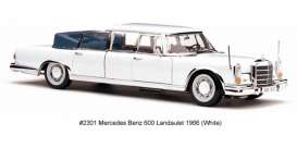 Mercedes Benz  - 1966 white - 1:18 - SunStar - 2301 - sun2301 | Toms Modelautos