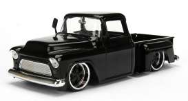 Chevrolet  - 1955 black - 1:24 - Jada Toys - 99040bk - jada99040bk | Toms Modelautos