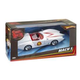 Speed Racer  - Mach 5 white - 1:24 - Hotwheels - M5978 - hwmvM5978 | Toms Modelautos