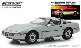 Chevrolet  - Corvette C4  1984 silver metallic - 1:18 - GreenLight - 13534 - gl13534 | Toms Modelautos