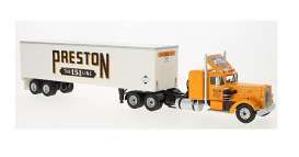 Peterbilt  - 350 yellow/white - 1:43 - IXO Models - TTR003 - ixTTR003 | Toms Modelautos