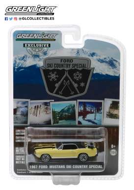 Ford  - Mustang 1967 breckenridge yellow - 1:64 - GreenLight - 30007 - gl30007 | Toms Modelautos