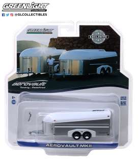 Aerovault  - MKII Trailer 2018 white/silver - 1:64 - GreenLight - 30008 - gl30008 | Toms Modelautos