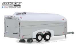 Aerovault  - MKII Trailer 2018 white/silver - 1:64 - GreenLight - 30008 - gl30008 | Toms Modelautos