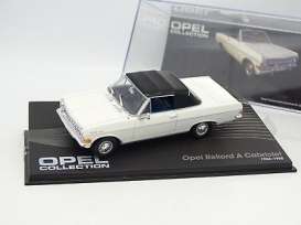 Opel  - Rekord A Cabriolet 1963 white/black - 1:43 - Magazine Models - Ope94 - MagOpe94 | Toms Modelautos