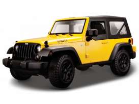 Jeep  - 2014 yellow - 1:18 - Maisto - 31676y - mai31676y | Toms Modelautos