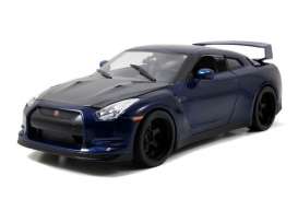 Nissan  - Skyline GT-R R35 blue - 1:18 - Jada Toys - 97035 - jada97035 | Toms Modelautos