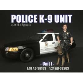 Figures - K9 set 2018 - 1:24 - American Diorama - 38263 - AD38263 | Tom's Modelauto's Figures - K9 set 2018 - 1:24 - American Diorama - 38263 - AD38263 | Tom's Modelauto's