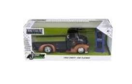 Chevrolet  - Coe Flatbed 1952 black/brown - 1:24 - Jada Toys - 54027W17 - jada54027W17-1 | Toms Modelautos