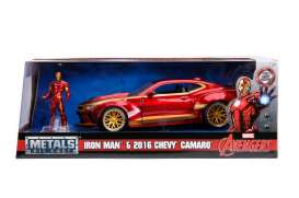 Chevrolet  - Camaro *Iron Man* 2016 red/gold - 1:24 - Jada Toys - 99724 - jada253225003 | Toms Modelautos