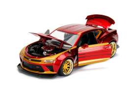 Chevrolet  - Camaro *Iron Man* 2016 red/gold - 1:24 - Jada Toys - 99724 - jada253225003 | Toms Modelautos