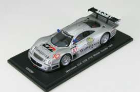 Mercedes Benz  - CLK GTR #10 1987 silver - 1:43 - Spark - S066 - spaS066 | Toms Modelautos