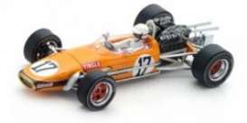 Brabham  - BT24 1969 orange - 1:43 - Spark - s5255 - spas5255 | Toms Modelautos