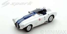 Cunningham  - C4-R 1954 white/blue - 1:43 - Spark - s2728 - spas2728 | Toms Modelautos