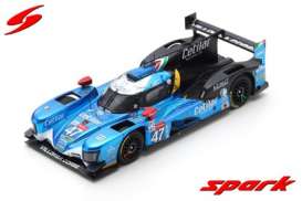 Dallara  - P217 2018 black/blue - 1:43 - Spark - S7027 - spas7027 | Toms Modelautos