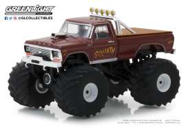 Ford - F-250 Monster Truck 1979 brown - 1:64 - GreenLight - 49020C - gl49020C | Tom's Modelauto's Ford - F-250 Monster Truck 1979 brown - 1:64 - GreenLight - 49020C - gl49020C | Tom's Modelauto's