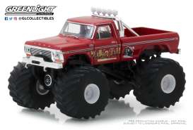 Ford - F-250 Monster Truck 1979 red - 1:64 - GreenLight - 49020E - gl49020E | Tom's Modelauto's Ford - F-250 Monster Truck 1979 red - 1:64 - GreenLight - 49020E - gl49020E | Tom's Modelauto's