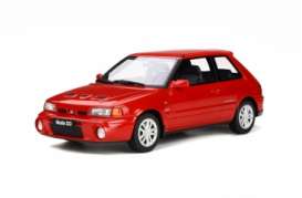 Mazda - 323 GT R 1992 red - 1:18 - OttOmobile Miniatures - 255 - otto255 | Tom's Modelauto's Mazda - 323 GT R 1992 red - 1:18 - OttOmobile Miniatures - 255 - otto255 | Tom's Modelauto's