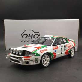 Toyota  - Celica 1993 white/red/green - 1:18 - OttOmobile Miniatures - 595 - otto595 | Toms Modelautos