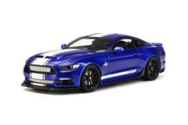 Shelby  - Mustang 2017 blue - 1:18 - GT Spirit - 204 - GT204 | Toms Modelautos