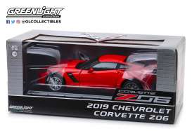 Chevrolet  - Corvette Coupé 2019 torch red - 1:24 - GreenLight - 18251 - gl18251 | Toms Modelautos