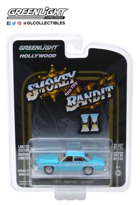 Pontiac - LeMans 1977 blue - 1:64 - GreenLight - 44830B - gl44830B | Tom's Modelauto's Pontiac - LeMans 1977 blue - 1:64 - GreenLight - 44830B - gl44830B | Tom's Modelauto's