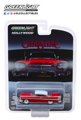 Plymouth - Fury *Christine* 1958 red - 1:64 - GreenLight - 44830C - gl44830C | Tom's Modelauto's Plymouth - Fury *Christine* 1958 red - 1:64 - GreenLight - 44830C - gl44830C | Tom's Modelauto's