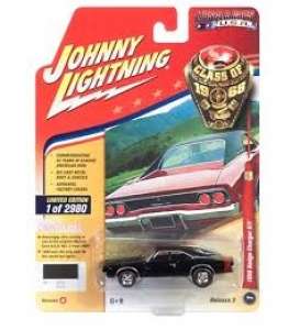 Dodge  - Charger 1968 black - 1:64 - Johnny Lightning - MC013A - JLMC013A1 | Toms Modelautos