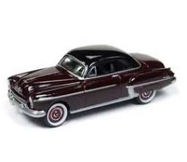 Oldsmobile  - Rocket 1950 maroon/black - 1:64 - Johnny Lightning - MC013A - JLMC013A4 | Toms Modelautos