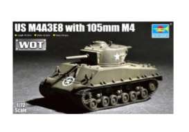 Military Vehicles  - US M4A3E8   - 1:72 - Trumpeter - 07168 - tr07168 | Toms Modelautos