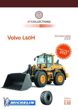Volvo - L60H wheel loader 2018 - 1:32 - AT Collections - 3200120 - AT3200120 | Tom's Modelauto's Volvo - L60H wheel loader 2018 - 1:32 - AT Collections - 3200120 - AT3200120 | Tom's Modelauto's