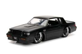 Buick  - Grand National 1987 primer black - 1:24 - Jada Toys - 30342 - jada30342bk | Toms Modelautos