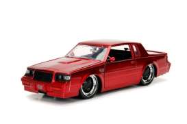 Buick - Grand National 1987 candy red - 1:24 - Jada Toys - 30342 - jada30342r | Tom's Modelauto's Buick - Grand National 1987 candy red - 1:24 - Jada Toys - 30342 - jada30342r | Tom's Modelauto's