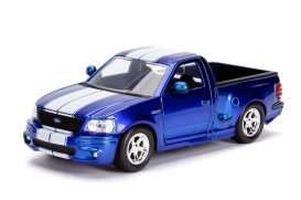 Ford - SVT Lightning 1999 candy blue/white - 1:24 - Jada Toys - 30357 - jada30357b | Tom's Modelauto's Ford - SVT Lightning 1999 candy blue/white - 1:24 - Jada Toys - 30357 - jada30357b | Tom's Modelauto's