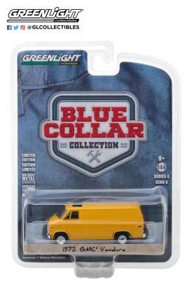 GMC  - Vandura 1972 yellow - 1:64 - GreenLight - 35100C - gl35100C-GM | Toms Modelautos